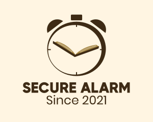 Alarm - Reading Book Alarm logo design
