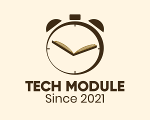 Module - Reading Book Alarm logo design