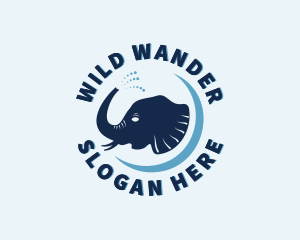 Elephant Wild Zoo logo design