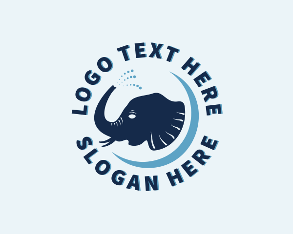 Kenya - Elephant Wild Zoo logo design