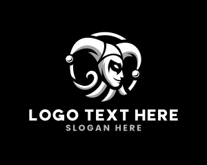 Drama - Jester Joker Clown logo design