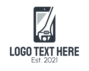 Wrench - Hardware Mobile App logo design