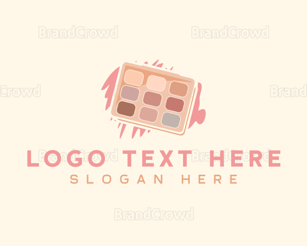 Salon Makeup Palette Eyeshadow Logo