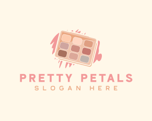 Salon Makeup Palette Eyeshadow logo design