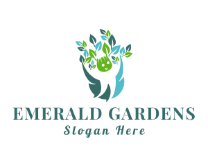 Human Plant Gardening logo design