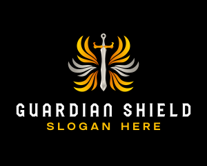 Guardian - Guardian Wing Sword logo design