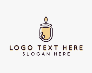 Decoration - Spa Candle Decoration logo design