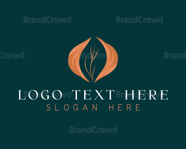 Luxury Botanical Leaf Logo