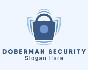 Security Lock Alarm logo design