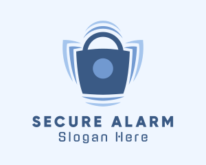 Alarm - Security Lock Alarm logo design