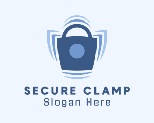 Security Lock Alarm logo design