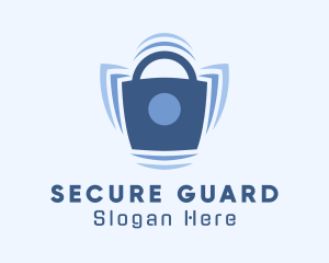 Security Lock Alarm logo design