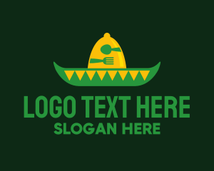 Mexican Restaurant Sombrero Logo