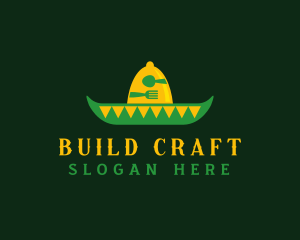 Mexican Sombrero Hat logo design