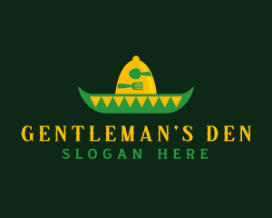 Mexican Sombrero Hat logo design