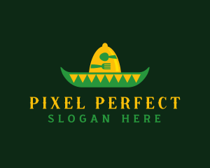 Mexican Sombrero Hat logo design