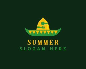 Mexican Restaurant Sombrero logo design