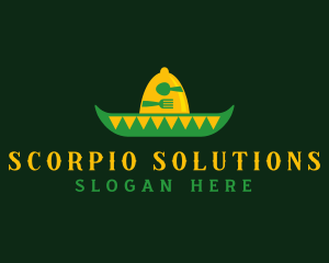 Mexican Restaurant Sombrero logo design