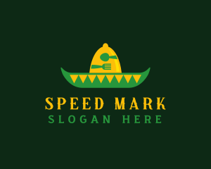 Mexican Sombrero Hat logo design