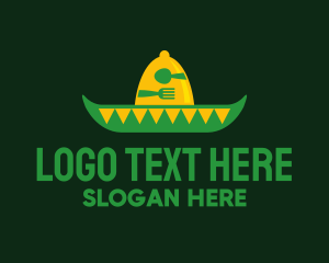 Burrito - Mexican Restaurant Sombrero logo design