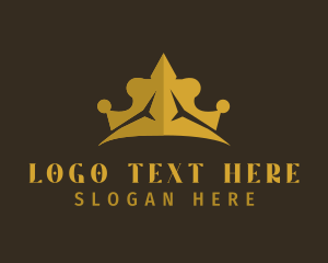 Crown - Gold Tiara Boutique logo design