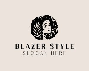 Hair Styling Salon Woman logo design