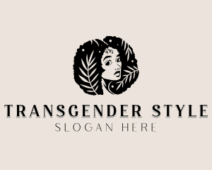 Hair Styling Salon Woman logo design