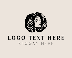 Hair Styling Salon Woman Logo