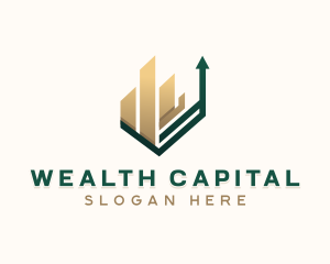 Financial Investment Statistics logo design