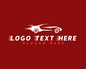 Auto Shop - Racing Car Detailing logo design