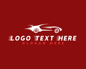 Car Repair - Racing Car Detailing logo design