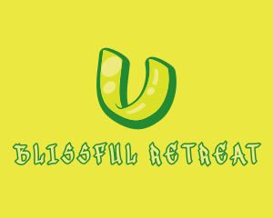 Graphic Gloss Letter U Logo