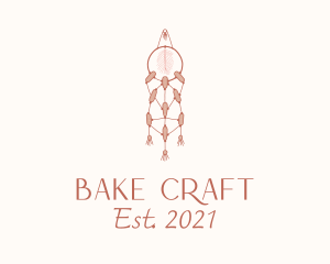 Macrame Dreamcatcher Decor logo design