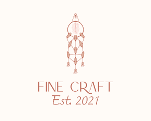 Macrame Dreamcatcher Decor logo design