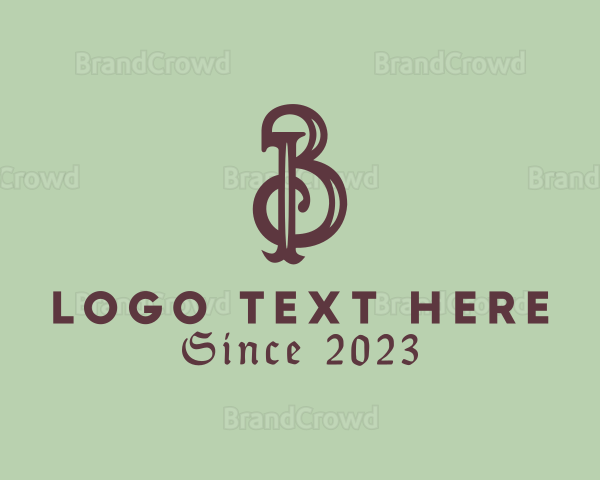 Retro Firm Letter B Logo