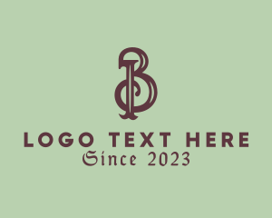 Barber - Antique Firm Letter B logo design