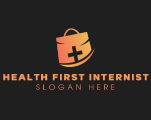 Medical First Aid Shopping Bag logo design