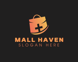 Medical First Aid Shopping Bag logo design