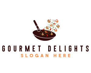 Culinary Cooking Pan logo design