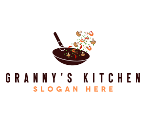 Culinary Cooking Pan logo design