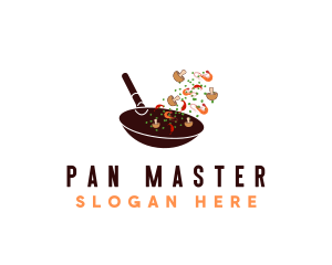 Pan - Culinary Cooking Pan logo design