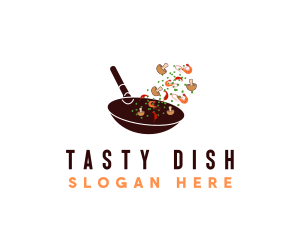 Culinary Cooking Pan logo design