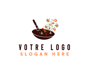 Cooking - Culinary Cooking Pan logo design