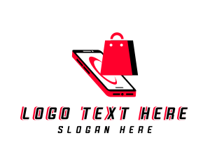 Software - Smartphone Shopping Retail logo design