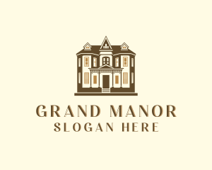 Mansion - Residential House Mansion logo design