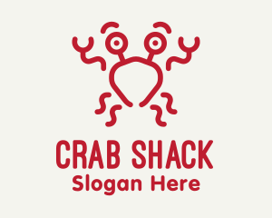 Red Crab Seafood logo design