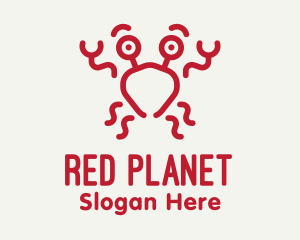 Red Crab Seafood logo design