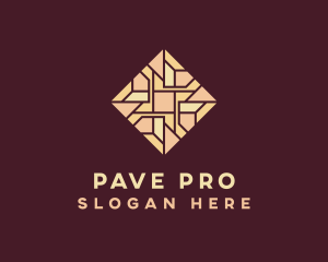 Tile Floor Pavement logo design