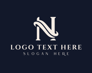 Fashion - Interior Design Boutique Letter N logo design