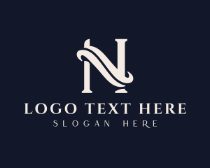 Flourish - Interior Design Boutique Letter N logo design